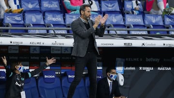 Vicente Moreno: “Tenemos mucha exigencia, estoy contento"