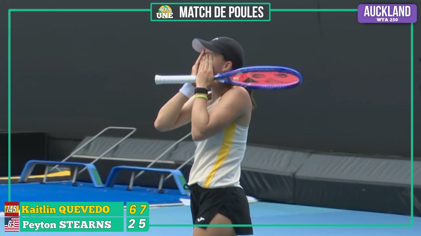 Kaitlin Quevedo, en Auckland.