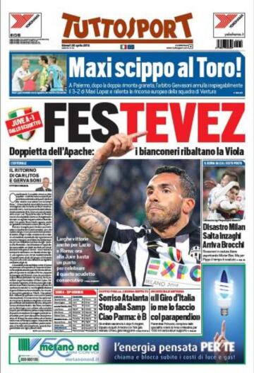 Portadas de la prensa deportiva