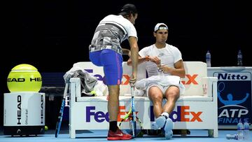 Nadal acelera y Federer abre hoy el Masters contra Sock