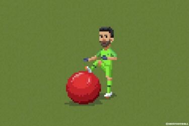 Alisson explotó el globo.