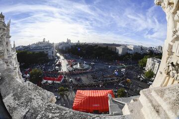 Fotografía desde el ayuntamiento de Madrid.  