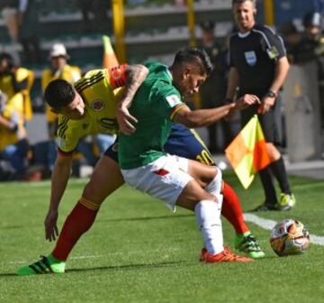 James cambia los pitos del Bernabéu por partidazo en La Paz