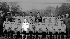 Donald Trump, en la imagen, durante la temporada que jug&oacute; con el equipo de soccer de la New York Military Academy (NYMA) de Cornwall, donde se gradu&oacute; en 1964. 