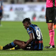 Atalanta confirma lesión de Duván Zapata