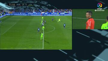 El Levante empató gracias al VAR: el Huesca se queja de la decisión del linier