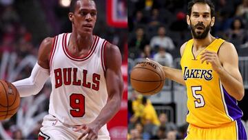 Deron Williams, Rajon Rondo y José Manuel Calderón.