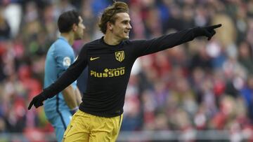 Griezmann celebra un gol