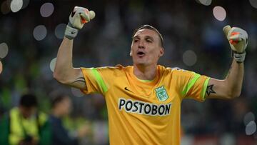 Franco Armani se despide de Nacional