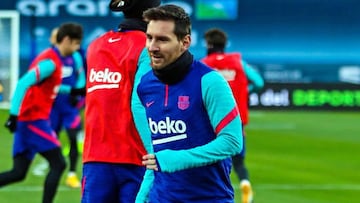 Messi se prueba, pero apunta al banquillo en la final