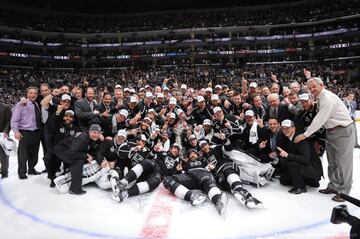 The Los Angeles Kings won the only Stanley Cup meeting with the New York Rangers.