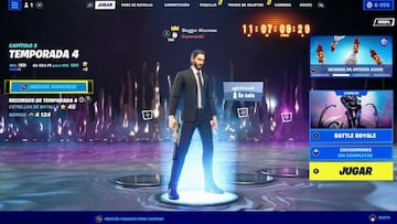 La cuenta atr&aacute;s aparece en la sala de espera de Fortnite