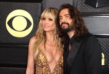 Heidi Klum y Tom Kaulitz en los Grammy 2023.