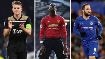 La Juve rompe el mercado: De Ligt, Pogba y trueque por Higuaín