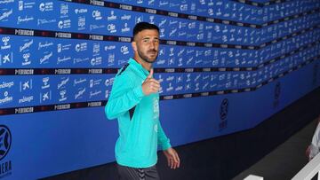 Dioni Villalba, en La Rosaleda.