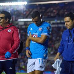 Georgios Giakoumakis sale lesionado del partido ante FC Juárez