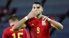 Rafa Mir, con la selección olímpica española.