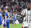 Un gol de Moise Kean le da la victoria a la Juventus