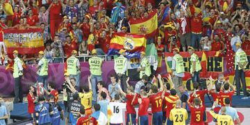 La selección española intentará revalidar en Francia la Eurocopa conseguida en 2012.