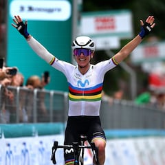 Primer recital de Van Vleuten para liderar el Giro Donne con el 100º triunfo de su carrera