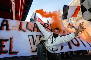 La manifestación de Valencia contra Lim, en imágenes