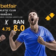 Athletic Club vs. Rangers: horario, dónde ver, pronósticos y cuadro