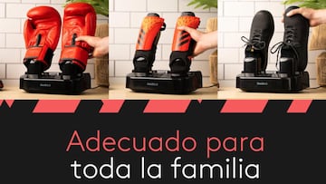 El secador de zapatillas con ozono está adecuado para toda la familia y está disponible en Amazon