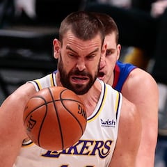 Marc Gasol, sobre sus minutos: "No me preguntéis, yo trabajo..."