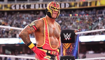 Un diseño confuso, pues el creador no quiso revelar por qué lo hizo de esa manera, pero muchos fans creen que fue un homenaje a The Great Muta y otros piensan que es por Falcon, personaje de Marvel.