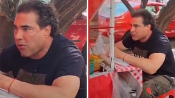 Video: Captan a Eduardo Yáñez disfrutando de unos tacos en un puesto en CDMX