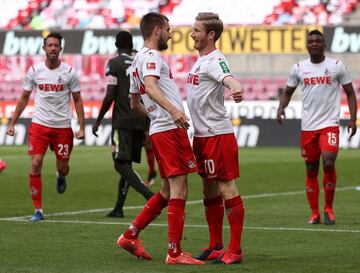 El colombiano Jhon Córdoba fue titular en el encuentro entre Colonia y Mainz en el regreso de la Bundesliga. El partido se disputó en el Estadio Rhein Energie