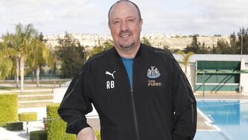 Rafa Benítez, durante su entrevista con As.