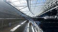 Últimas fotografías oficiales de la cubierta del Bernabéu