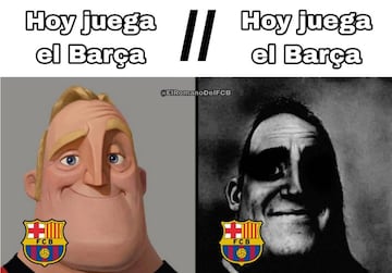 Los memes, sin piedad con la abultada derrota del Barcelona