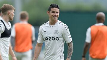 James Rodr&iacute;guez, volante del Everton ser&iacute;a titular en el primer encuentro de Rafa Ben&iacute;tez como entrenador que ser&aacute; ante Millonarios en la Florida Cup