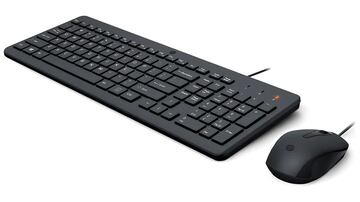 Teclado y ratón HP.