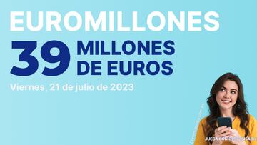Euromillones: comprobar los resultados del sorteo de hoy, viernes 21 de julio