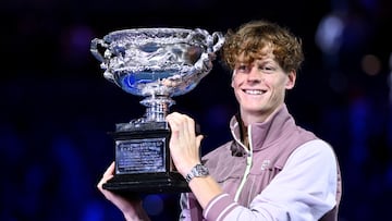 The 22-year-old Italian came back from two sets down to win his first ever Grand Slam title at Melbourne Park.