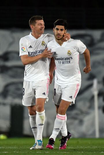 Marco Asensio empató el partido. 1-1.