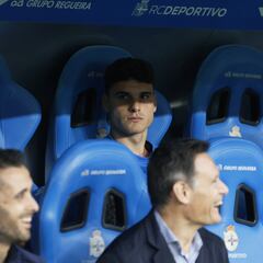 Retuerta, el último de la fila del Deportivo