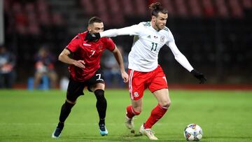 Bale se va de Grezda en el amistoso entre Albania y Gales  (1-0).