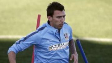 Mandzukic, en un entrenamiento.