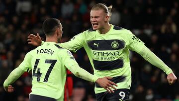 Foden y Haaland.