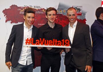 Miguel ?ngel L車pez, Simon Yates y Enric Mas.