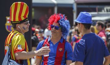 Fan Zone del Barcelona. 