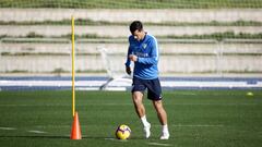 Luis Hern&aacute;ndez, en un entrenamiento.