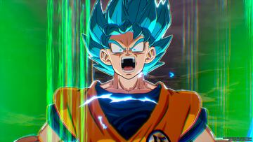 dragon ball sparking zero goku super saiyan god