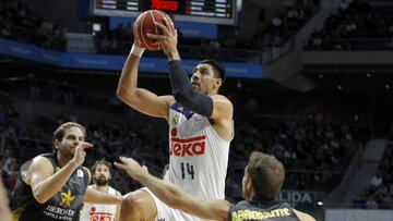 Real Madrid-Panathinaikos: Ayon entrando a canasta