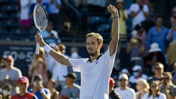 Daniil Medvedev durante la final del Masters 1000 de Toronto