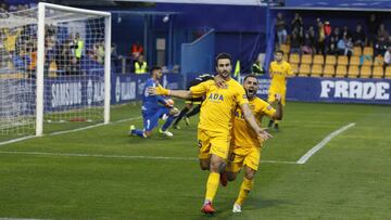 Juan Muñoz da la victoria al Alcorcón desde los 11 metros